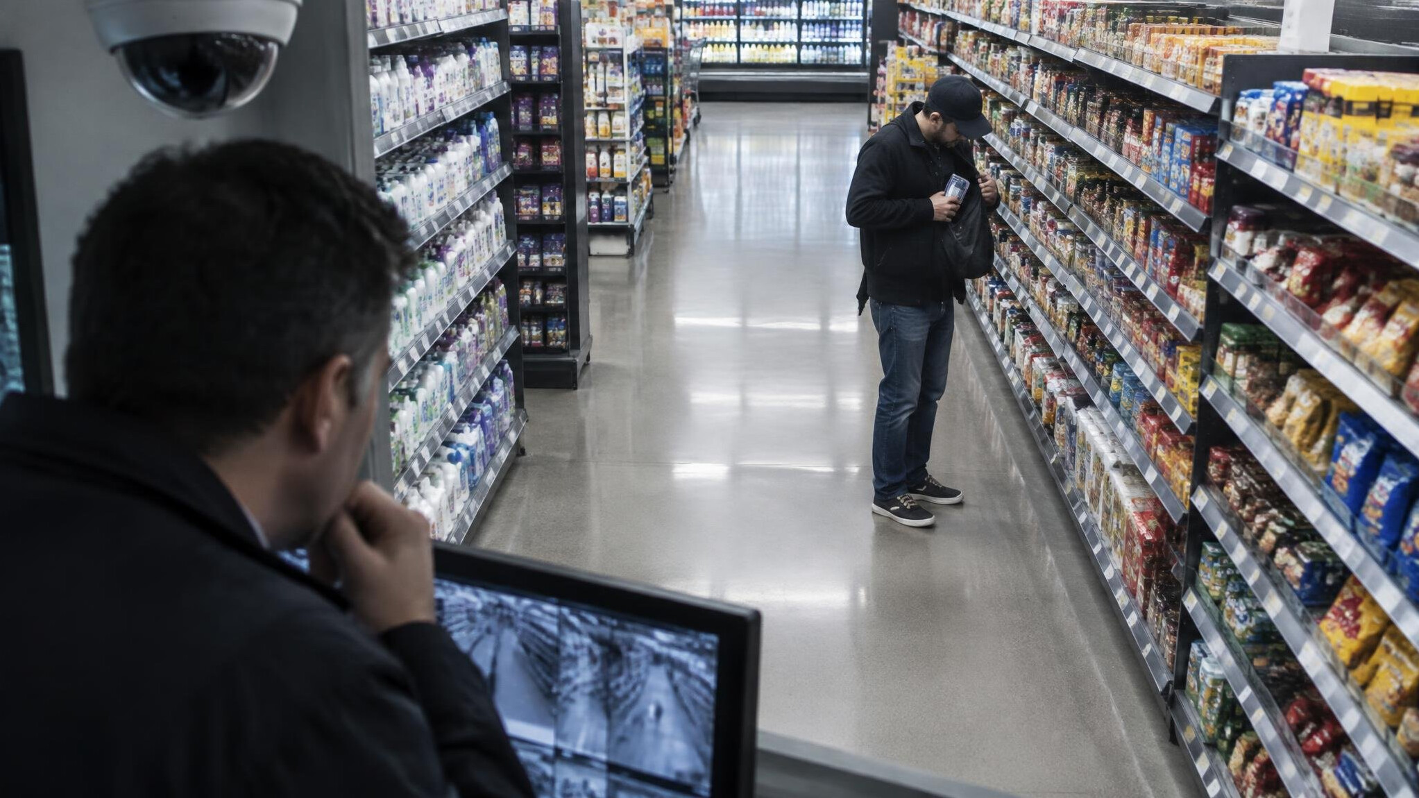 supermarket security camera