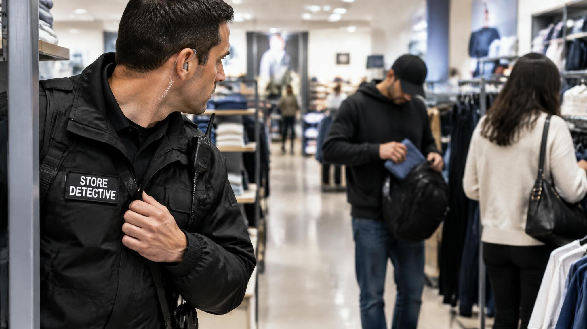 store detective in action